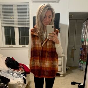 Wrapped up blanket vest